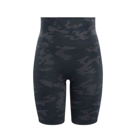 SPANX Black Camo Bike Short XS - Picture 2 of 6